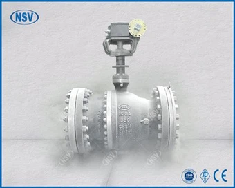 Válvula de esfera munhão criogênica